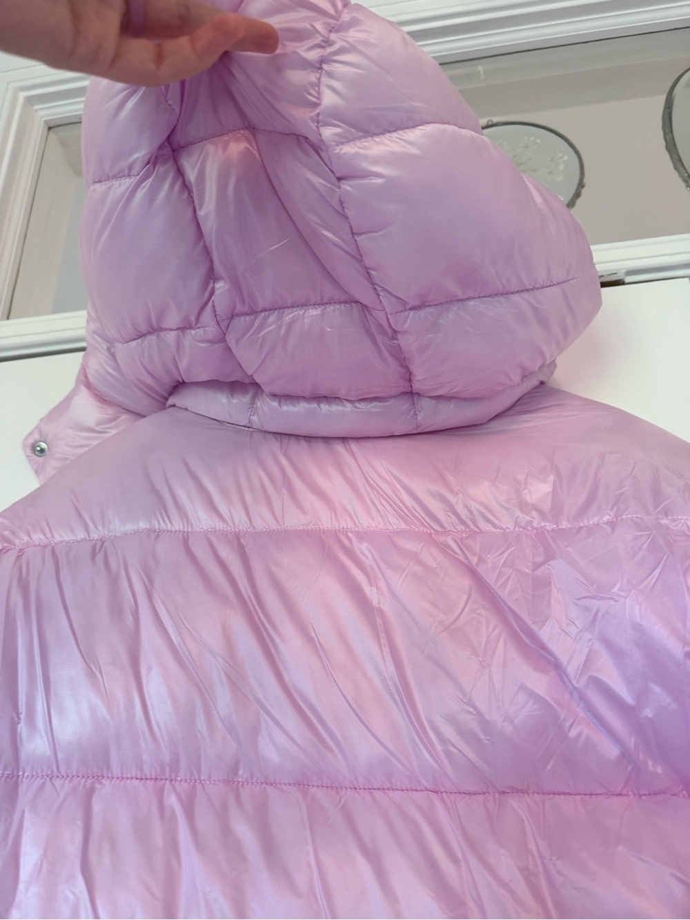 Athleta Stratus Puffer Jacket NWT - Fleur Pink - Size XS (#768233) - Picture 9 of 11
